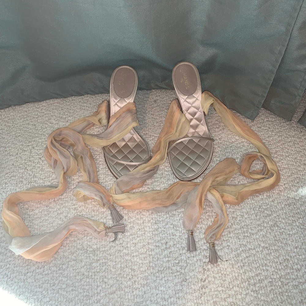 Authentic vintage Chanel heels